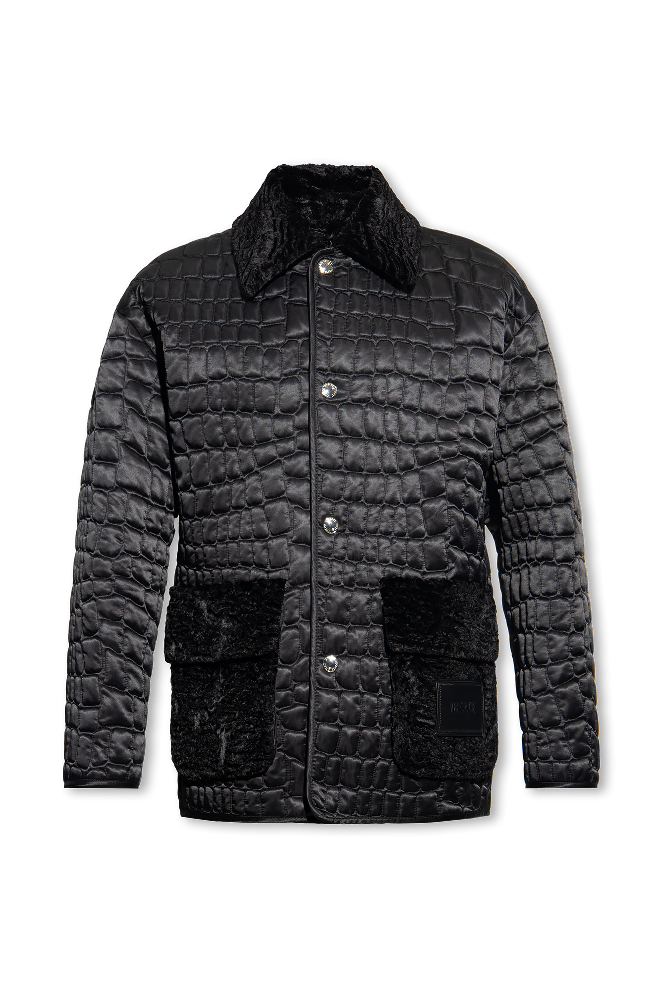 Versace hot sale quilted jacket